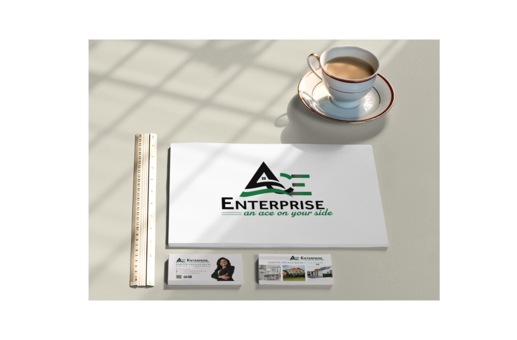 Project: ACE Enterprise logo and bizcard mockups